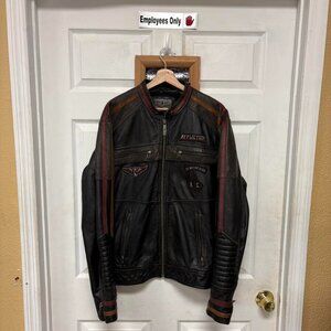 Rare American Custom Moto Club Jacket embroidered